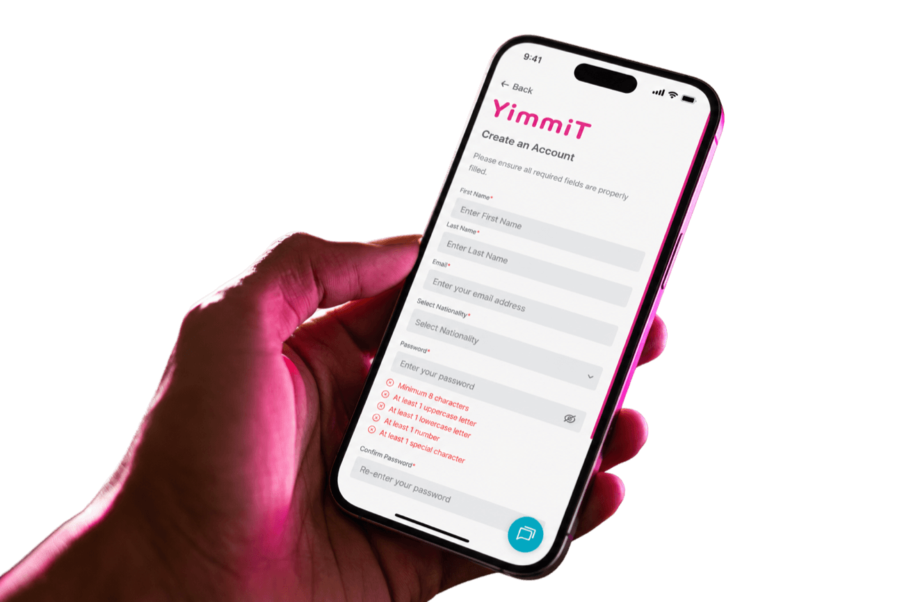 Trading on the YimmiT app
